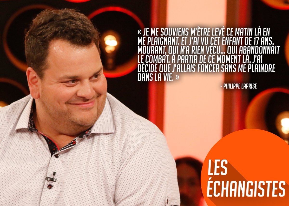 Un matin qui a changé la vie de Philippe Laprise, il y a douze ans, alors qu'il rencontrer un jeune garçon mourant qui allait abandonner son combat contre le cancer.  #LesÉchangistes