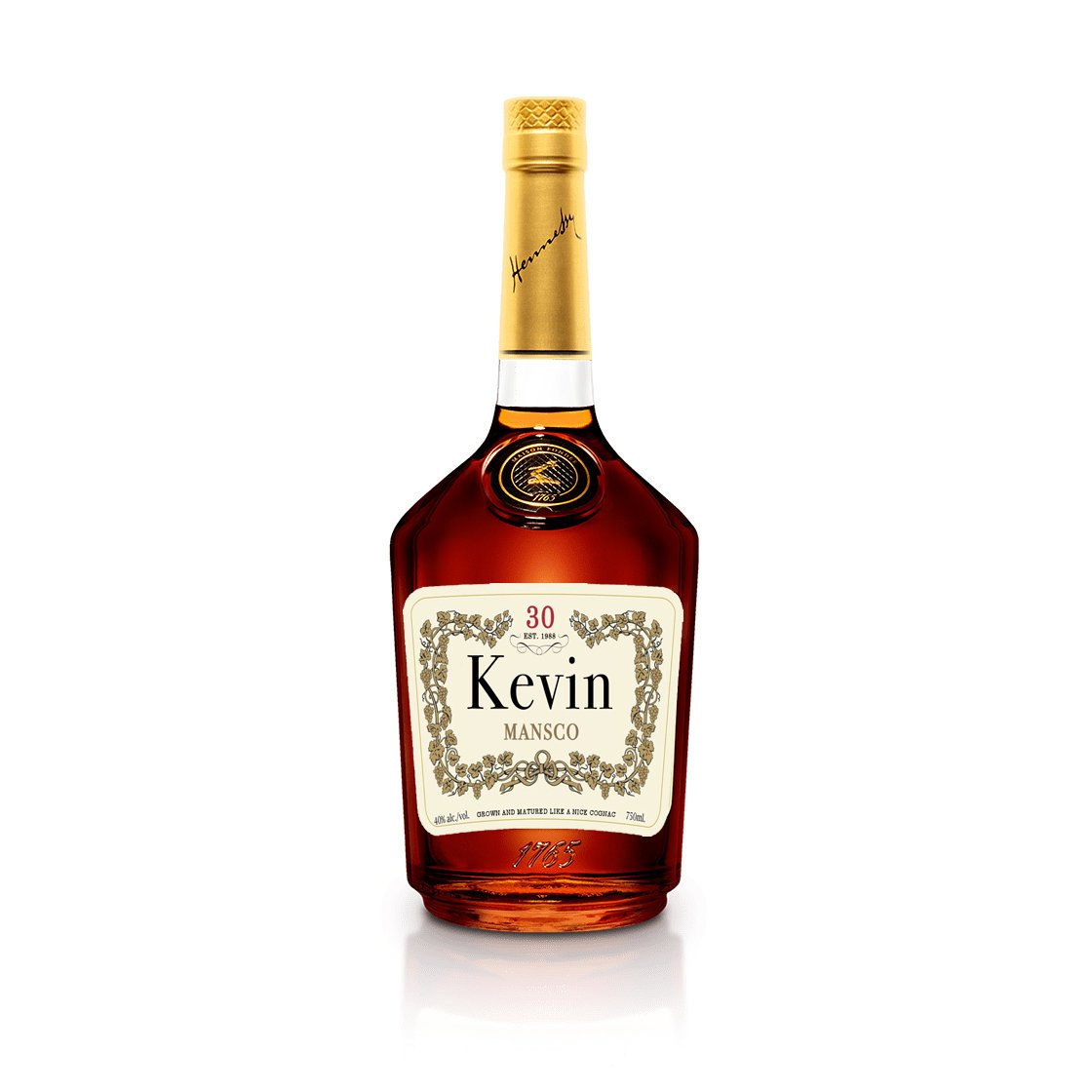 Birthday hennessy bottle