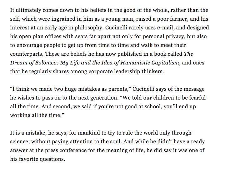 "It is a mistake, he says, for mankind to try to rule the world only through science, without paying attention to the soul."