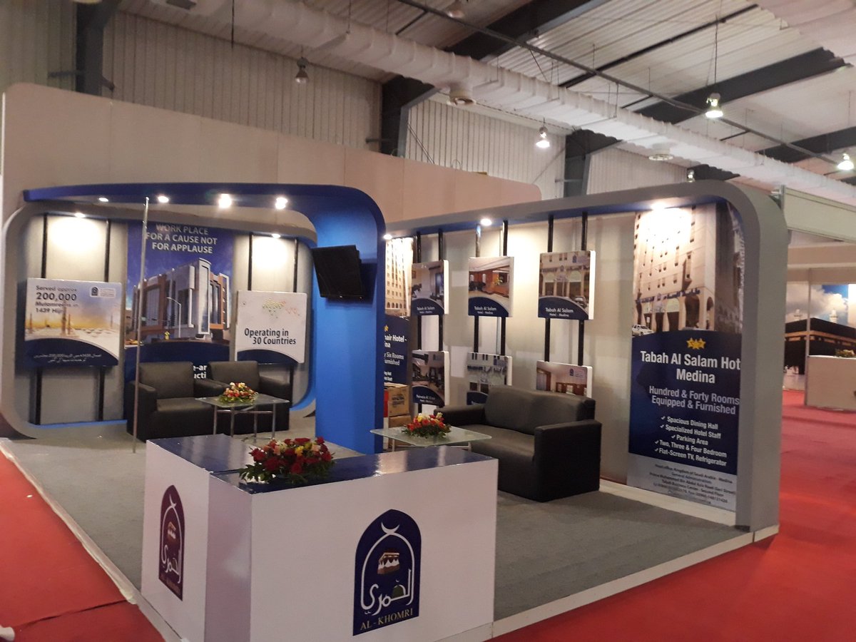 TeamCloudAct's tweet photo. Stall fabricated by @teamcloudact for @alkhomri_company at @expokarachi for 20th International Forum For Religious Tourism !

#Creative #expo #karachi #facebook #instagram #twitter #OneWindowsolution #agency #fabrication #stall #exhibition #pakistan #EventManagement https://t.co/IGGyfd6FPk