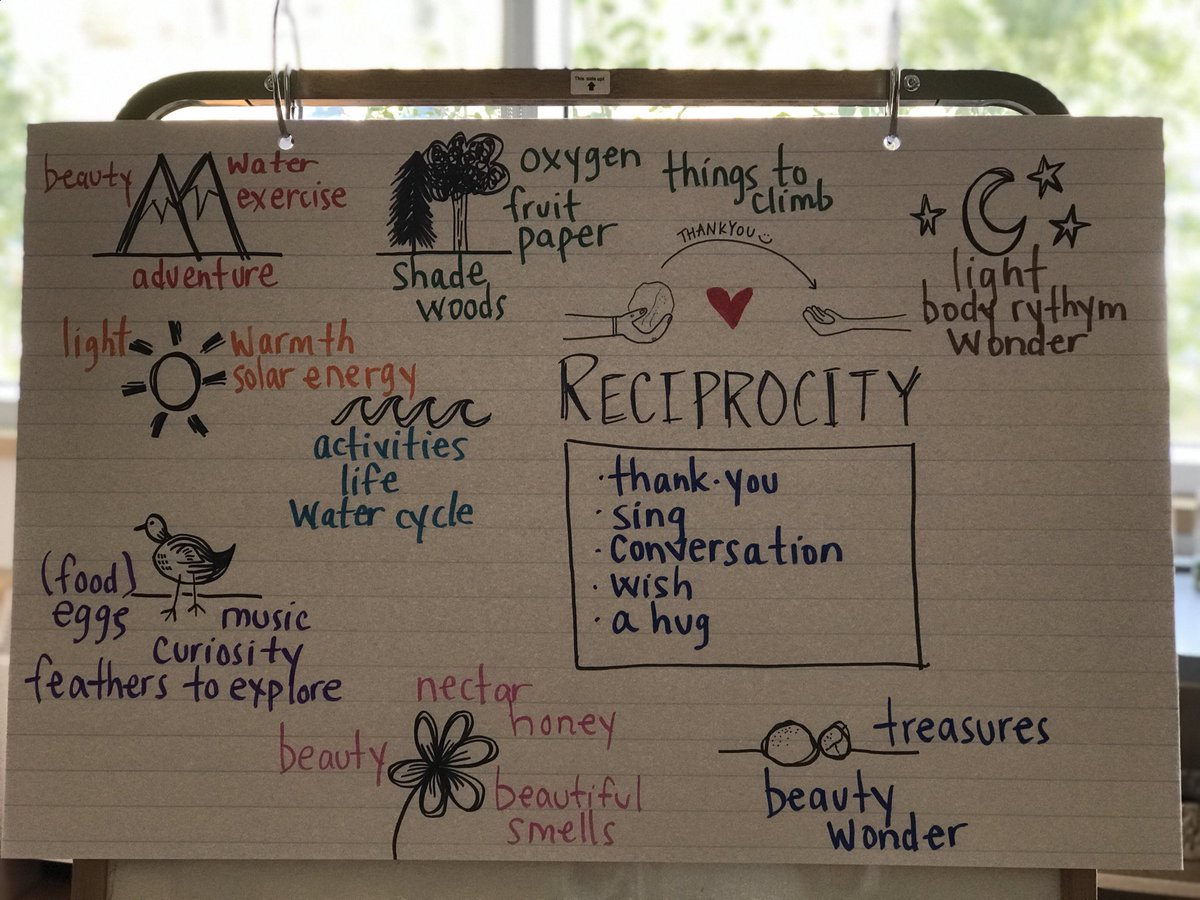 HinderYYC's tweet photo. Reciprocity 🌲💚 How can we give as much as we receive? Exploring all the gifts our more-than-human world gives us and brainstorming how we can give gratitude in return. @serve_cbe  @PaulKelba @MsPhillipsYYC #cbeliteracy #getoutside https://t.co/wEQuhVTjS3