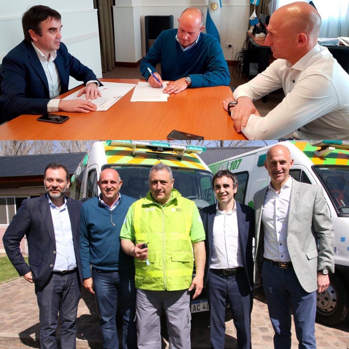 UxLPa_GralPinto's tweet photo. Gracias a las gestiones realizadas por @alexisguerrera1 junto al equipo de Salud, todos los vecinos de General l Pinto contaremos con el Sistema de Atención Médica de Emergencia.
"SAME" Provincia 🚑🚑🚑
#GobiernoPresente #pintocrece https://t.co/fXHwVlnbSq