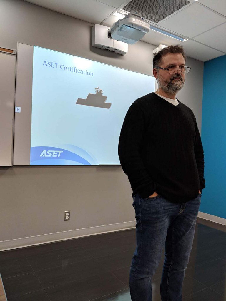 ASETMat's tweet image. It was a busy day for ASET staff! Eric, Sam and Liam visited @NAIT’s Chemical Engineering Technology students for a presentation. Thanks for having us! #alberta #university