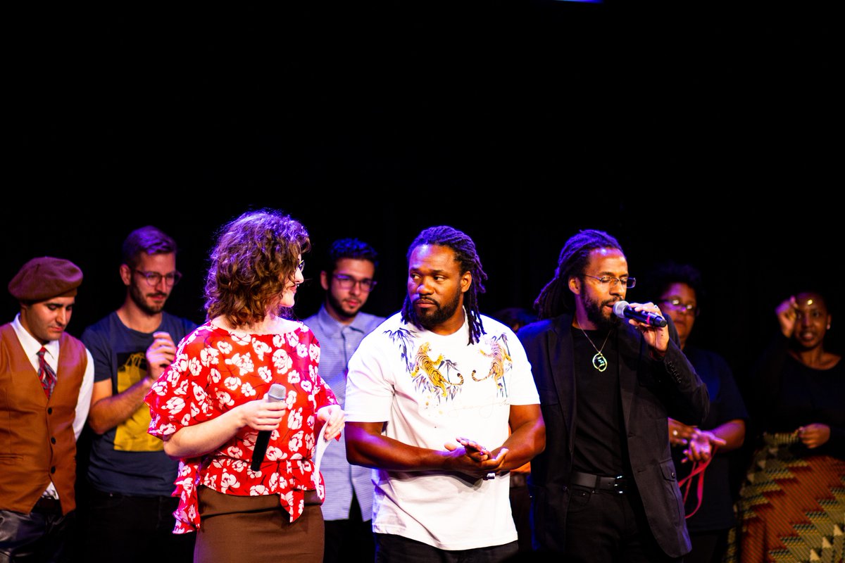 HouseofPainT's tweet photo. More great shots from @OG500PoetrySlam
Thank you to everyone who came out @CanadasNAC
@JustJamaalPoet
@JohnAkpata
@semayatavon
#HoP2018 https://t.co/97eQhIUwii