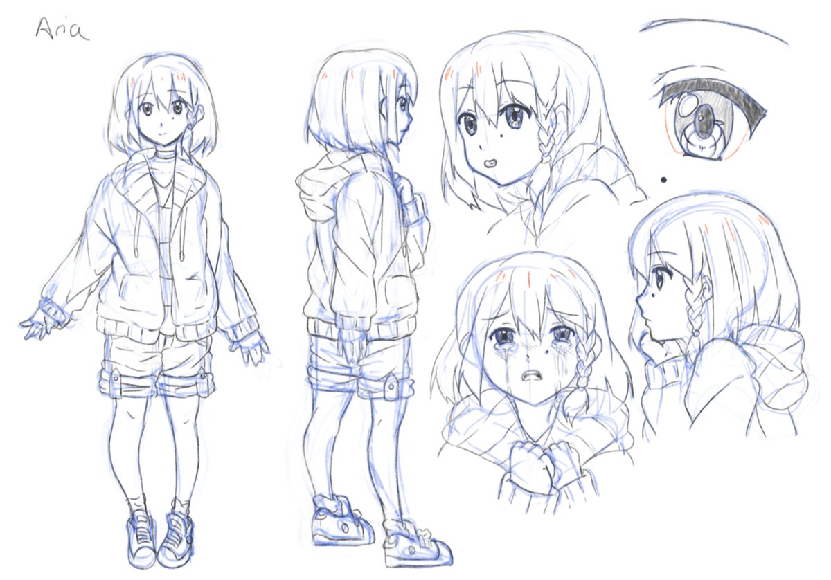 @HyannaNatsu I'm late to the party but I just sketched this baby for a portfolio project and I was hoping you might like her so there you go.
Also, I haven't forgotten about that Chiye animation, things just piled up and I haven't had time since then, but I will totally finish it <3
