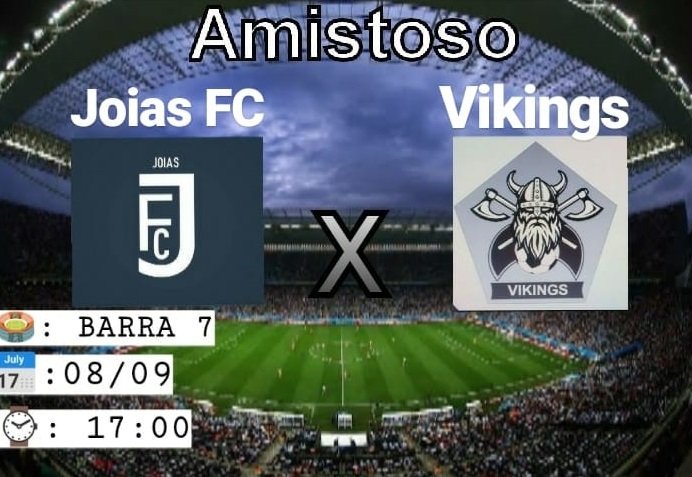 JoiasFC's tweet photo. Sábado é dia de amistoso do Joias!! #brilhajoias #seguimos 💪🏼💎 https://t.co/I0AQWibReM