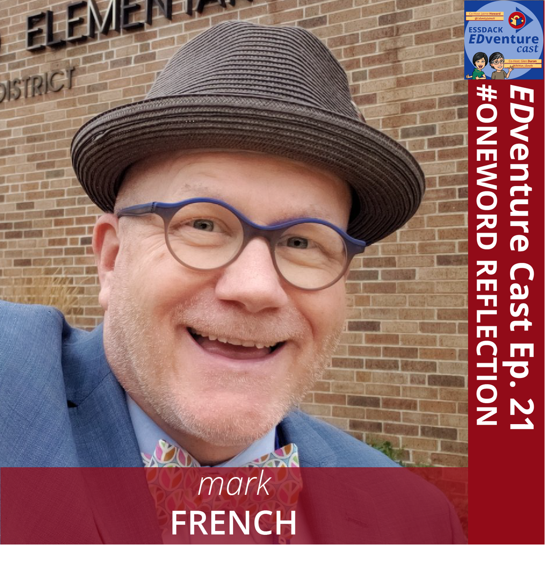 .<a href="/CalamityJaimeH/">Jaime Howard</a> &amp; <a href="/ObiWanGlenobi/">Glen Duran</a> welcome <a href="/PrincipalFrench/">Mark French</a> to episode 21 of the #EDventureCast podcast. Plus who received a #GoodNewsCallOfTheDay and who didn't as <a href="/StaciEddy0402/">Staci Eddy</a> joins the crew for the Postshow Preshow. essdk.me/EDventureCast2… #principalsinaction #edchat
