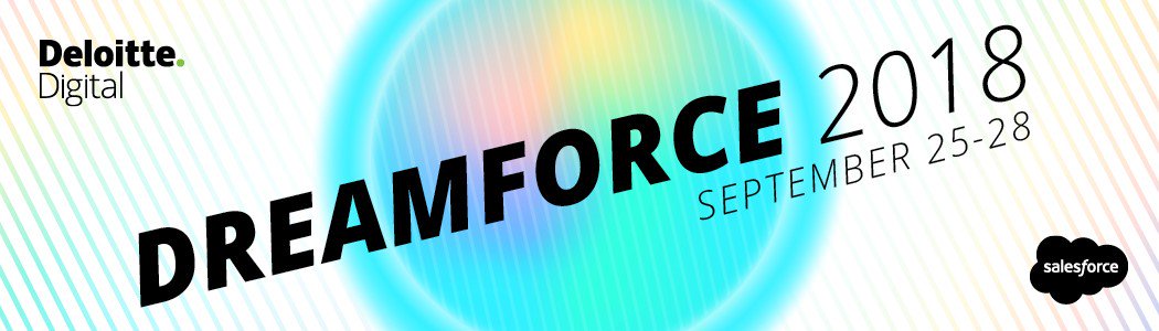 Attending Dreamforce 2018 #DF18?  Come meet our team! <a href="/DeloitteDigital/">Deloitte Digital</a> 
FUTURE UNFILTERED | Deloitte Digital 

Salesforce Talent &amp; Recruiting Events:
Where: San Francisco (multiple venues)
When: 9/25 – 9/27
Message me for more information