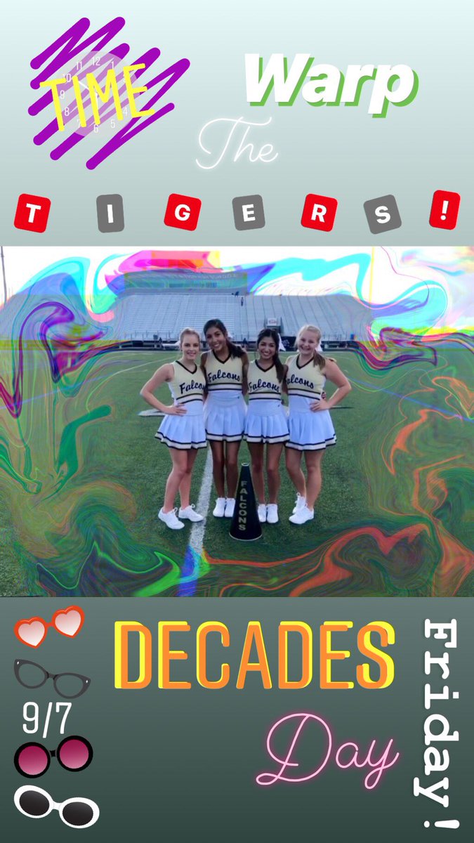 Join us Friday for Decades Day as we TIME WARP the Tigers!