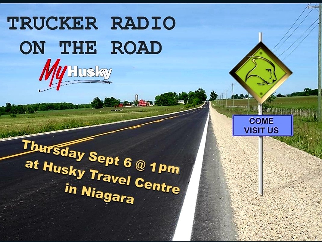 stick2thestory's tweet photo. Hey Drivers and Motoring Public if in the #Niagara area Tommorrow stop in at St. Catharines @myhusky and meet  @TimDenis1 and @AlexStanAdoptee  @trucknewstalk .The @ChallengerMF Coach and my truck will be there answering your  trucking questions. #Safedrive #Trucking #Driver https://t.co/mKgdUkDsS2
