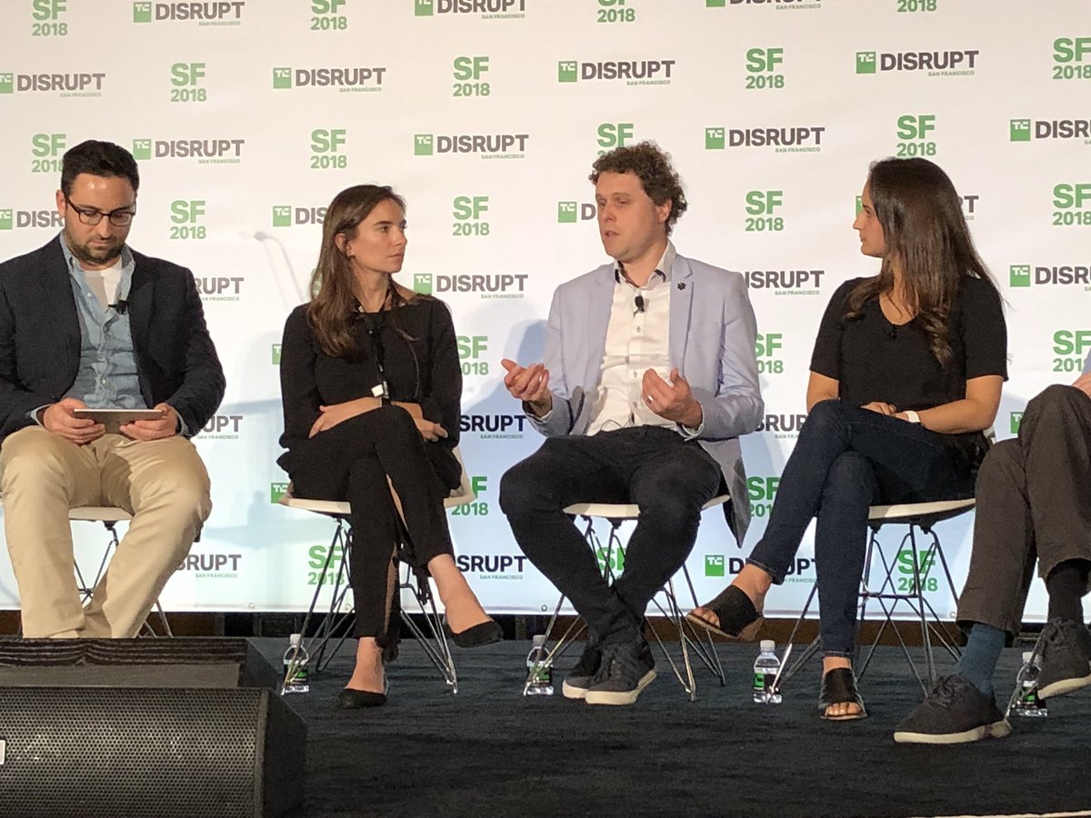 Element_Tim's tweet photo. Really hope to keep a focus on r&d. @natalya926 of @AccionSystems at #disrupt18 https://t.co/z9rzuSbUB5
