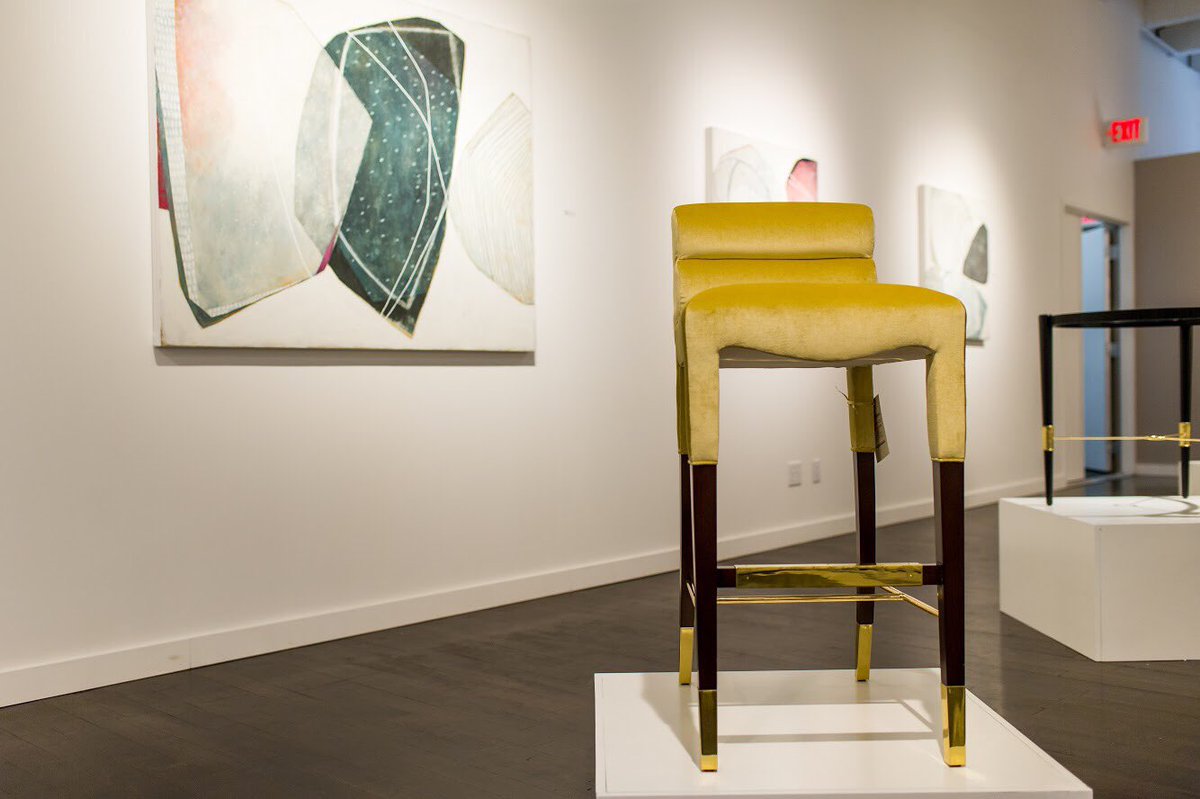 Anyone feeling that citron this fall? We are totally about it and just love our Gardner bar stools debuting at #hpmkt in a month!