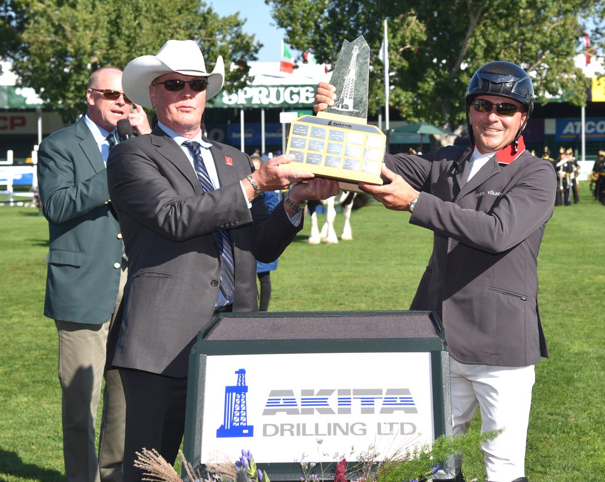 Congratulations to Eric Lamaze 🇨🇦 and Chacco Kid - 2018 Champions of today's  AKITA Drilling Cup (1.60m). #SMChampions #2018Masters