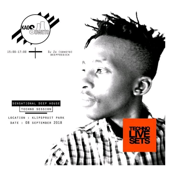 djzu6's tweet photo. Beginning my residency this coming Saturday at Kaos Soweto
#dj #djzu #DeepHouse #techno #kaossoweto #klipspruitpark https://t.co/9Xwm3UJ2Ud