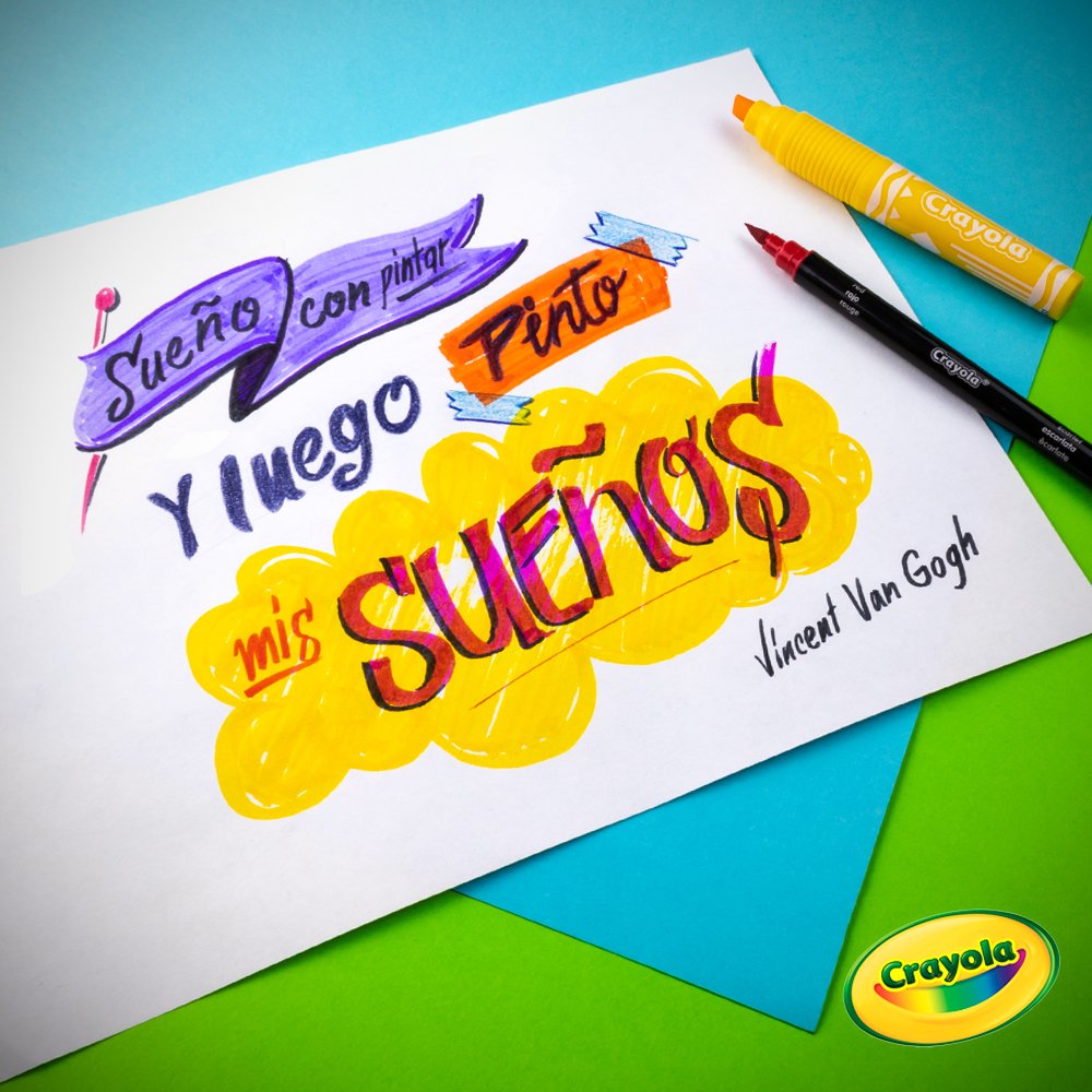 CrayolaMex's tweet photo. Y tú, ¿también sueñas tus creaciones? 💡 https://t.co/j4Iimwnp1T