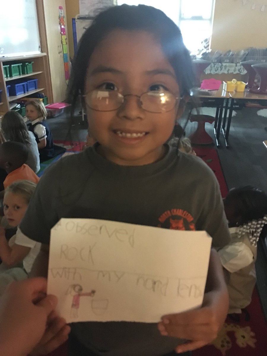 pgloverNCCAE's tweet photo. Yanet and Miller did a great job using science vocabulary to write a reflection after our investigation! #sciencebrains #geologist #loveatNCCAE 🧡 https://t.co/fT4PmRsefF