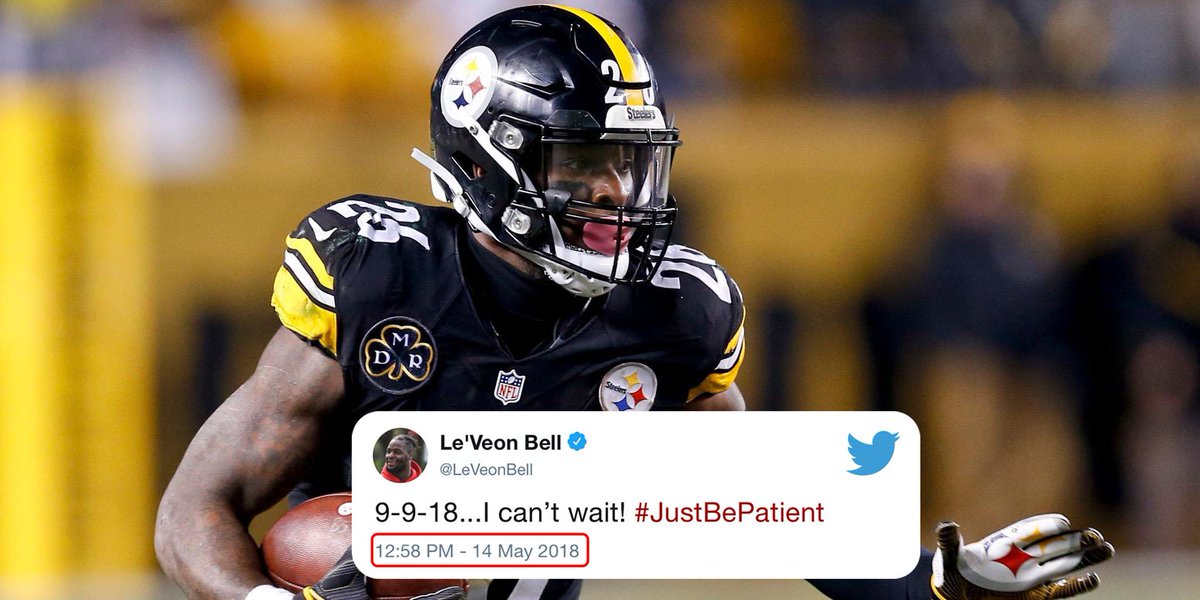Espn On Twitter Its Been 114 Days Since Leveon Bell Tweeted This Espn On Twitter Its Been 114 Days Since Leveon Bell Tweeted This