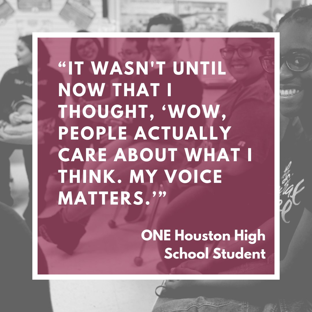 ONEHouAction's tweet photo. Looking for student, parent, teacher, and community voices to be heard. Tag a person that believes in collective power and tell them to come join us tomorrow! #EdEquityHou RSVP: https://t.co/kVSwCqkPIr https://t.co/LruurOnae9