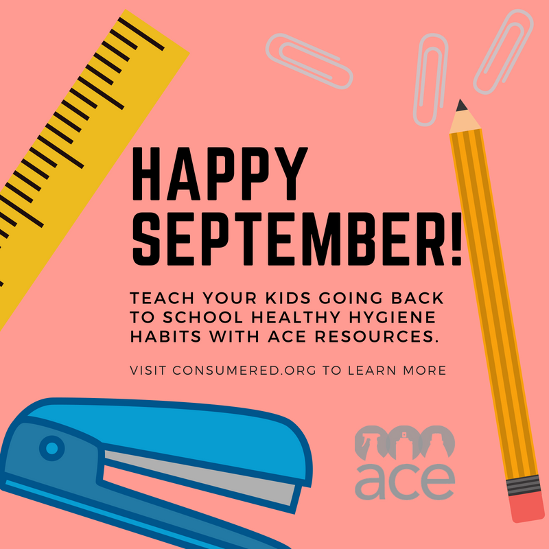 consumered's tweet photo. Can you believe it’s September is here? Neither can we! If you have little ones, teach them healthy hygiene habits to prevent them from catching the common cold. https://t.co/lE5VLn1Bmx #ACEFallTips #BackToSchool #FinallySeptember https://t.co/dce3WK0FvU