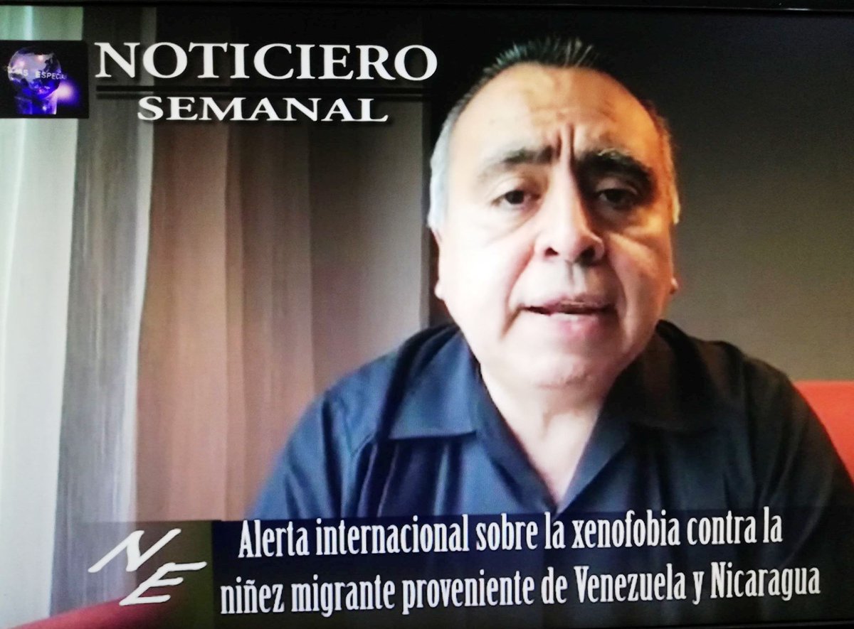Juan Martín Pérez, Secretario Ejecutivo de REDLAMYC, habló de la situación de la niñez migrante refugiada, y sus familias, provenientes de Venezuela y Nicaragua.
Agradecemos al canal de televisión Virgen de Copacabana, programa Noticias Especiales, por el espacio.<a href="/Redlamyc/">Redlamyc</a>