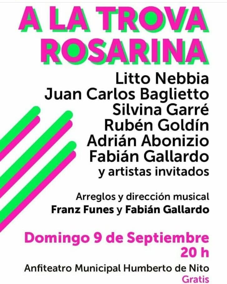RubenGoldin's tweet photo. Domingo 9/9 gratis en Rosario https://t.co/obYyUg7FF5