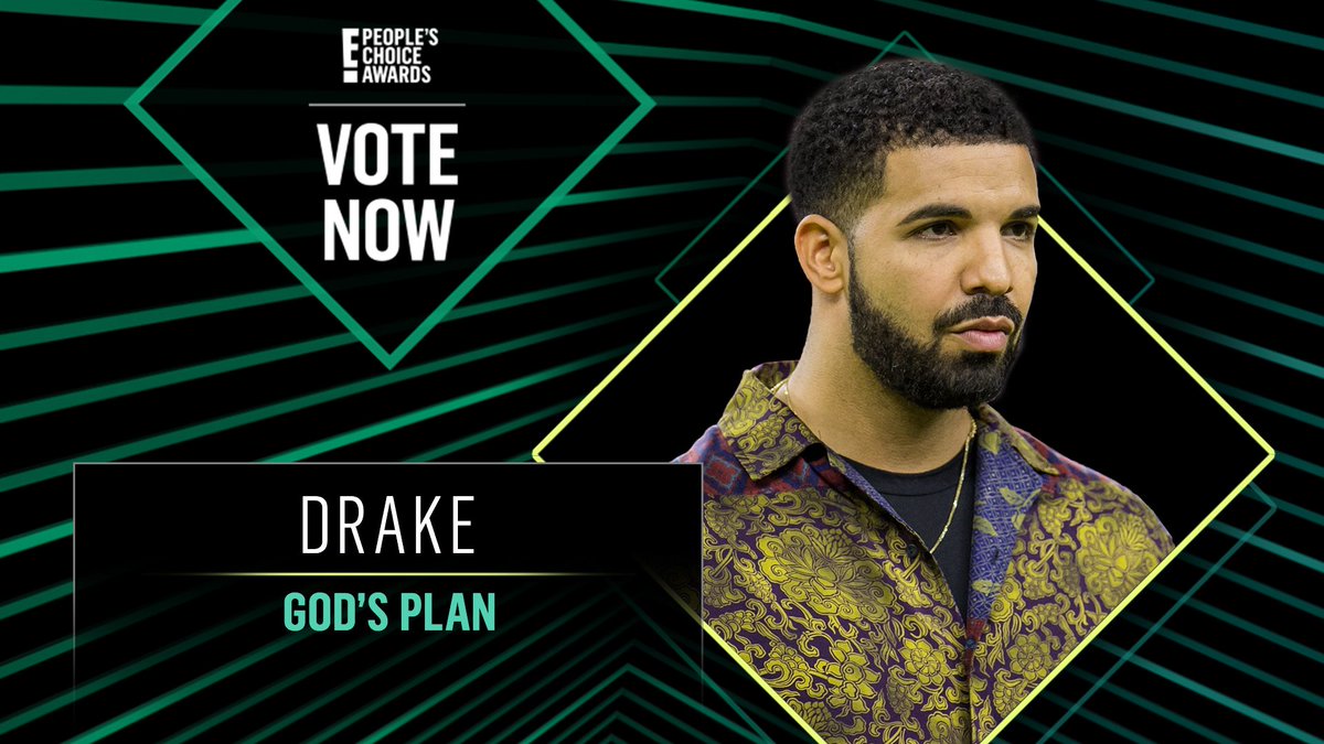 Vote for Drake's God's Plan by retweeting this post: #Drake #GodsPlan #TheMusicVideo #PCAs