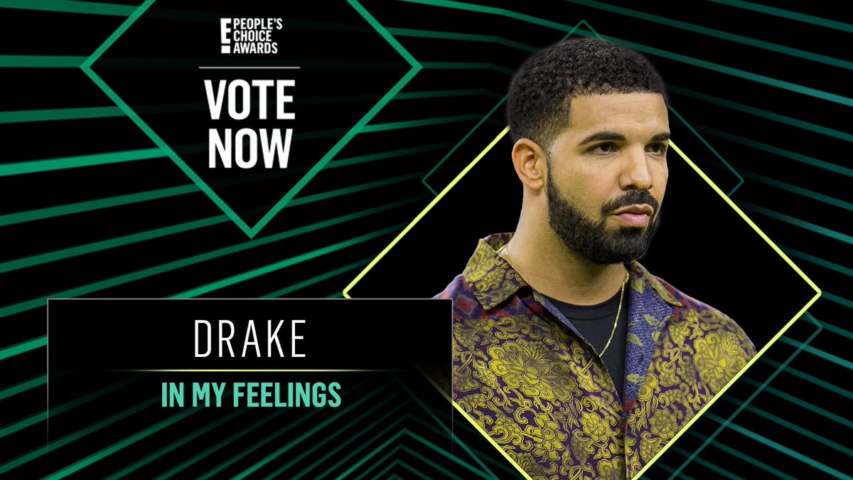 Vote for Drake's In My Feelings by retweeting this post: #Drake #InMyFeelings       #TheMusicVideo #PCAs