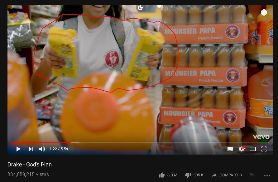 SEÑORES, PAREN EL MUNDO, URGENTE VENEZUELA 

Acabo de descubrir que en el video de GOD'S PLAN de DRAKE
SALEN 2 HARINA PAN AAAAAAAAAAA
ORGULLO NACIONAL NO JODAAA

VIVA NACHO LORENZO MENDOZA EDGAR RAMIREZ

SALDREMOS DE ESTA MI VENEZUELA BELLA SALTO ANGEL