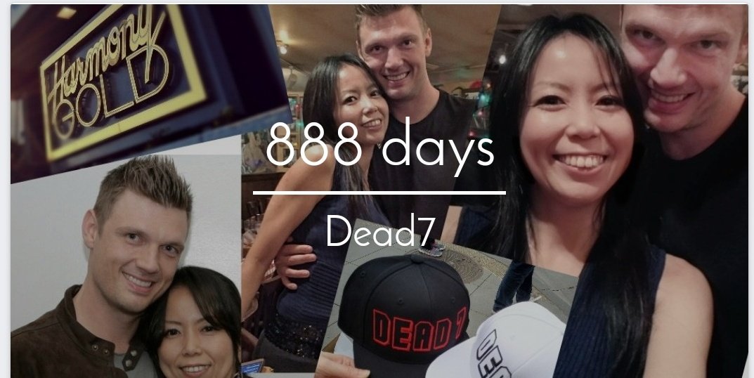 jun_pure_bsb's tweet image. #ThrowbackThursday #tbt #Dead7 #888daysFromTheDay #stilloneofmydreamdays @nickcarter