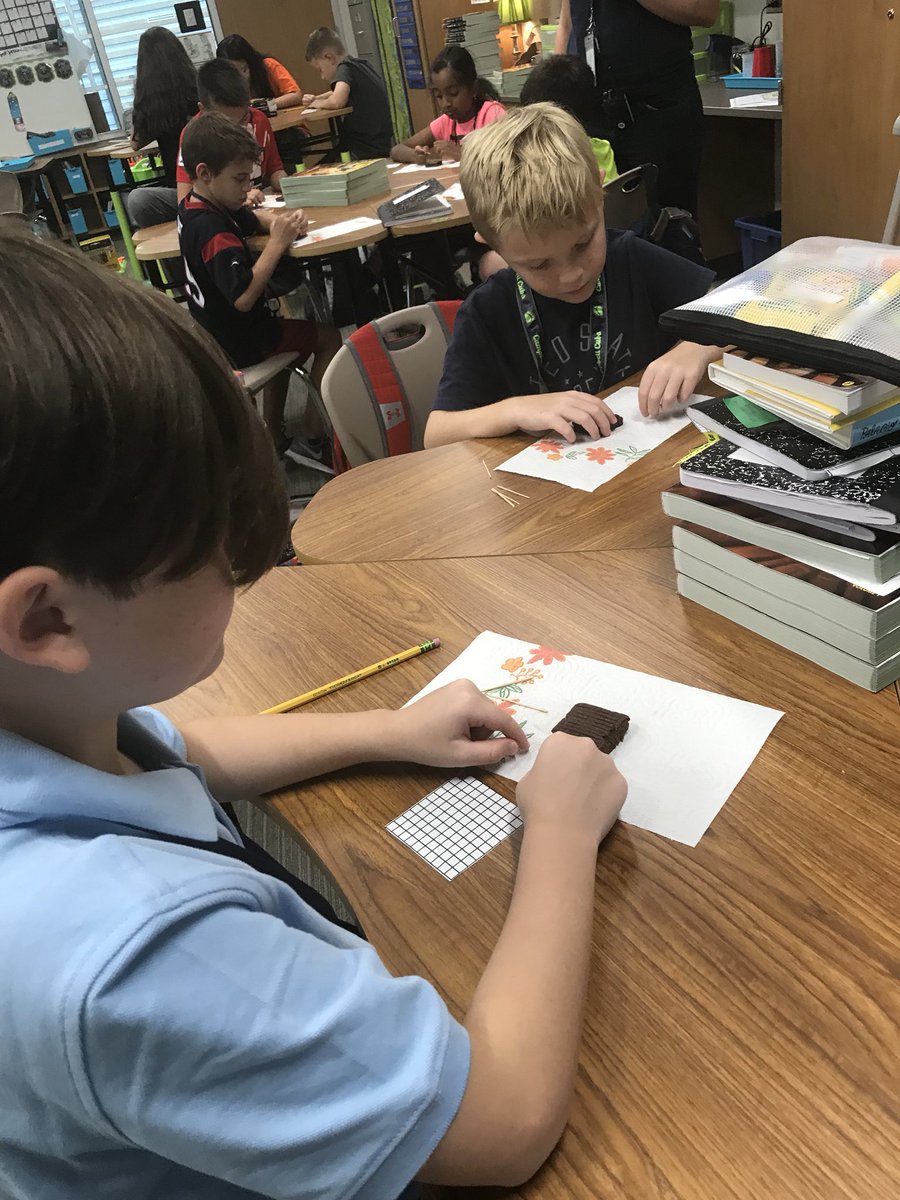 LeMeilleur4thgr's tweet image. Decimals are sweet when you use a brownie to see what tenths and hundredths are all about! #ACECubs #4thGradeRocks #ACEmath