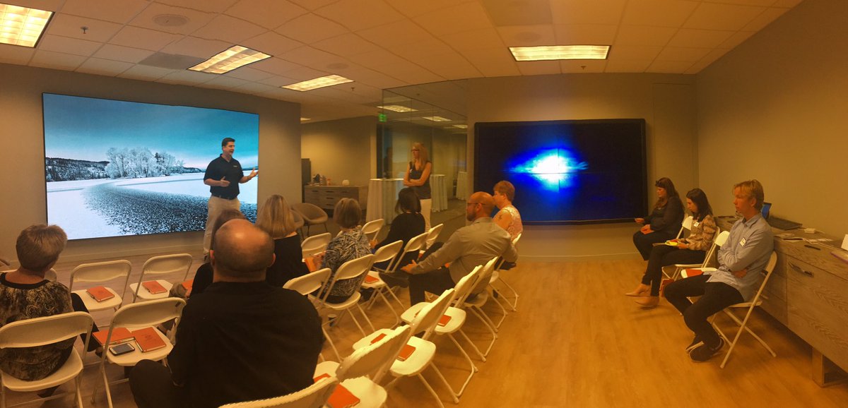 Awesome evening with our local #AVIXAWomen learning about better UX for AV at the <a href="/cyviz/">Cyviz</a> experience center!
