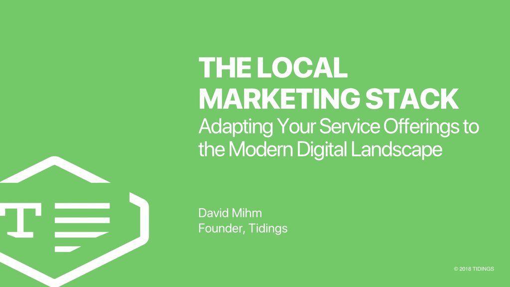 Earlier this year, we published "For Agencies: How to Adapt Your Service Offerings to the Modern Digital Landscape" goo.gl/oZNwCV