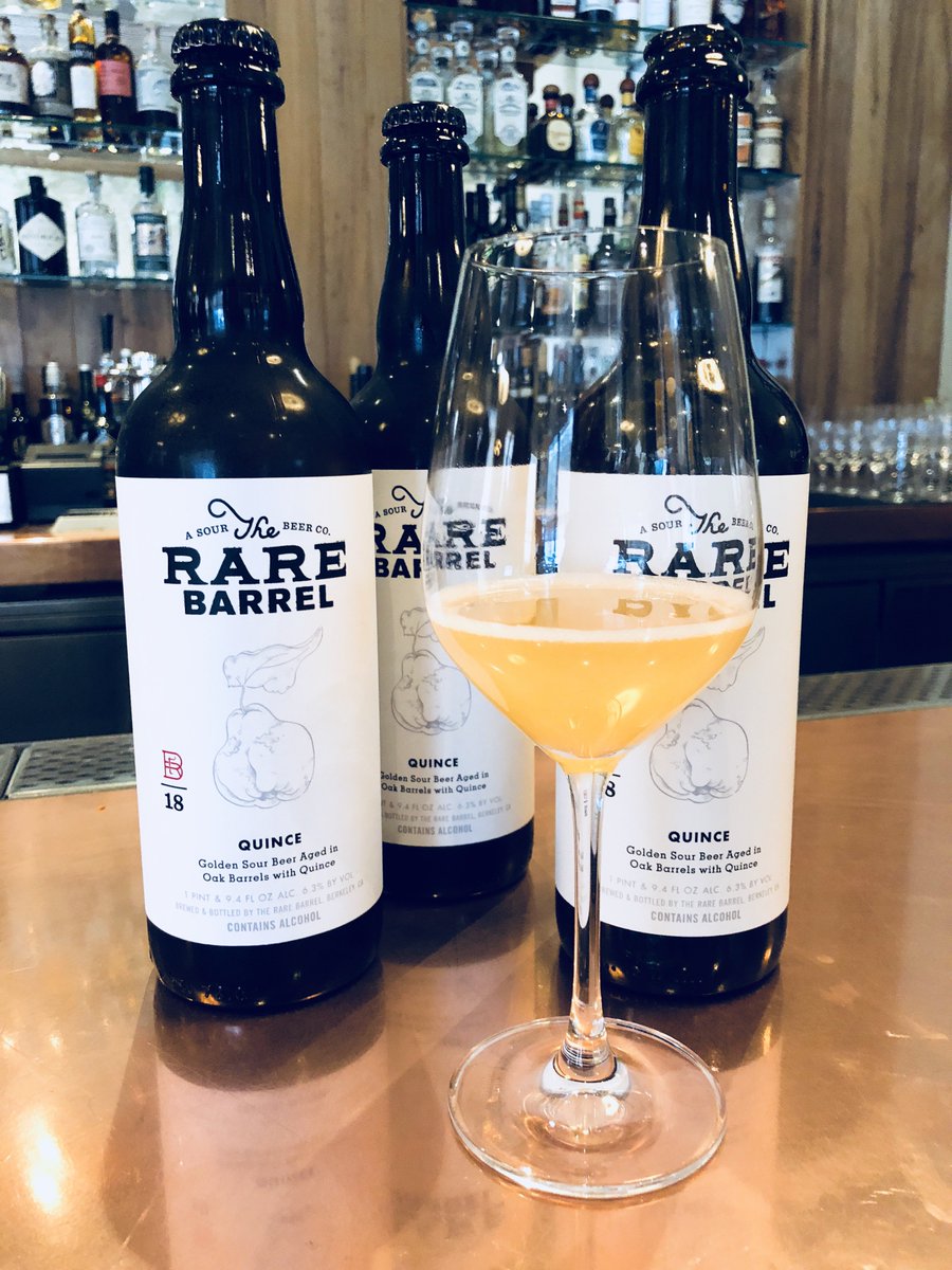 CotognaSF's tweet photo. Now pouring: our very own golden sour beer made with quince from #FreshRunFarm and aged in oak barrels by our friends at @therarebarrel. Stop by for a glass (or bottle)! #bayareabeer #farmtobottle #eatersf https://t.co/jnoxWNySGe