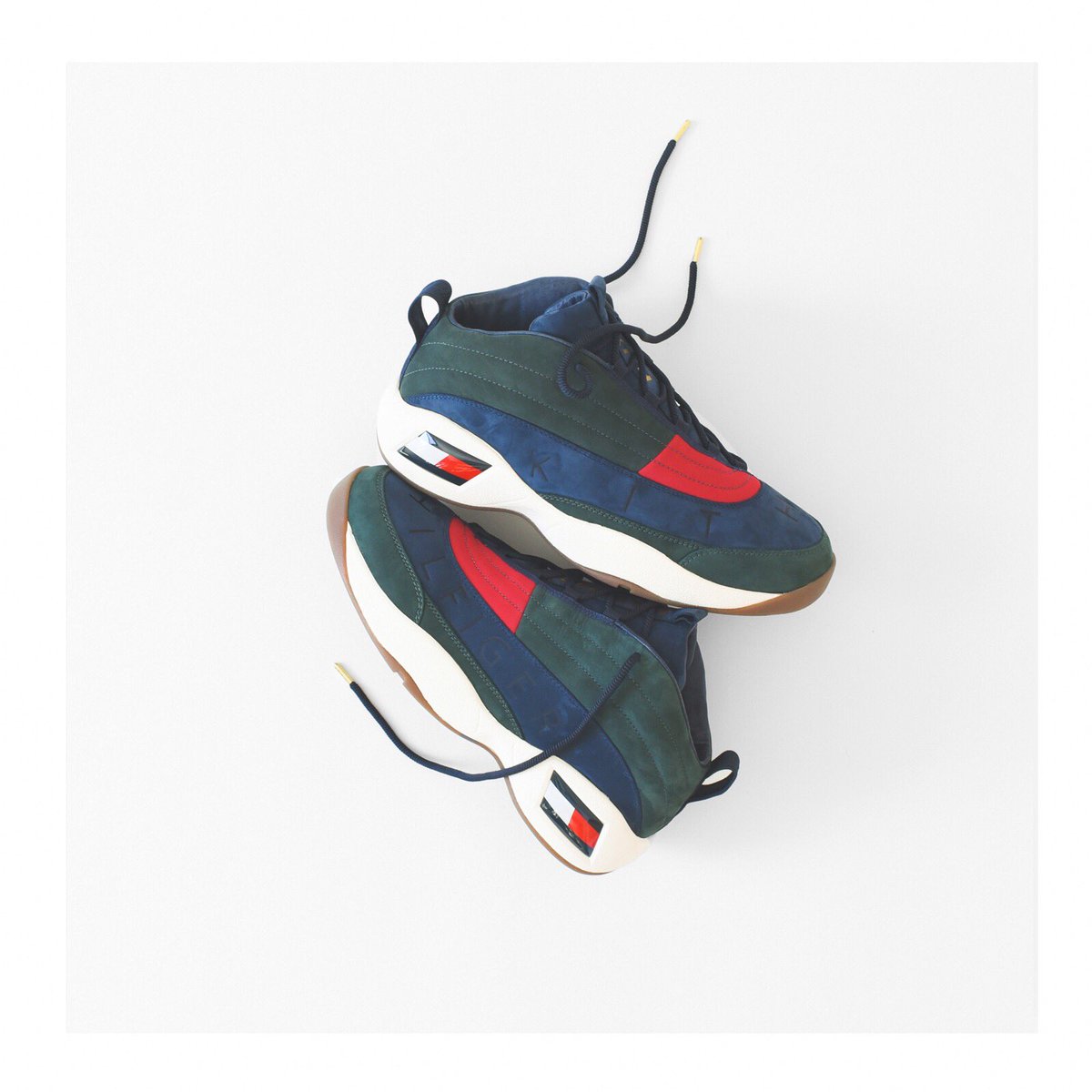 kith x tommy hilfiger lux basketball sneaker
