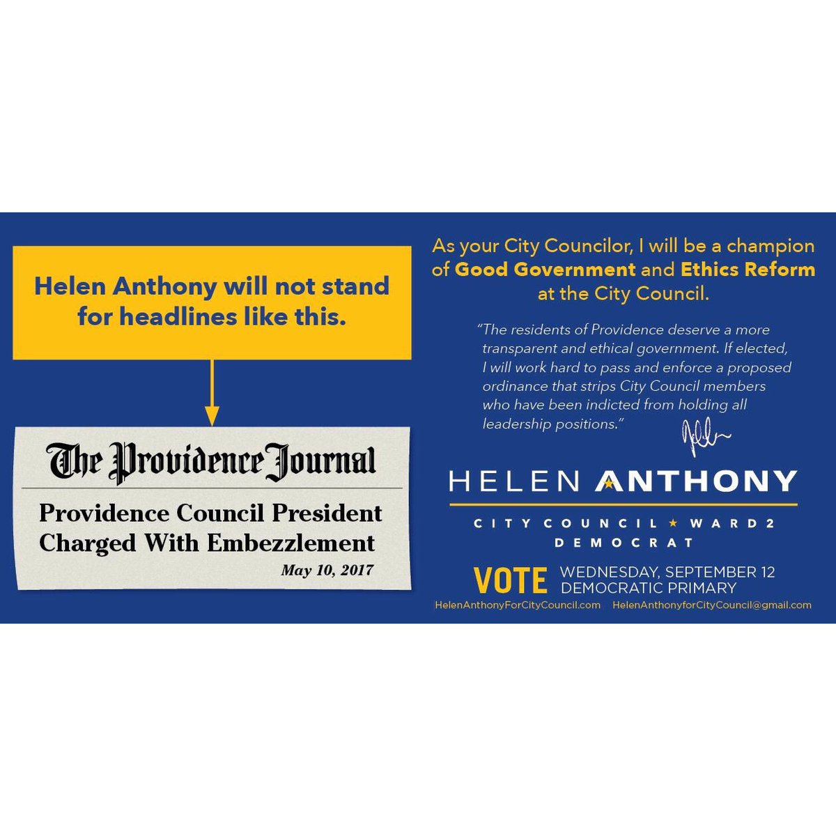 Helen Anthony for City Council Ward 2 (@councilhelen) on Twitter photo 