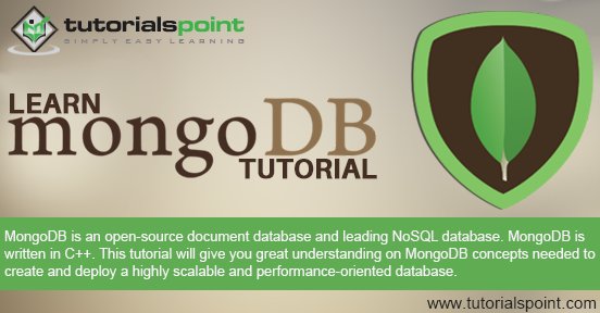 tutorialspoint's tweet image. This tutorial is for the #SoftwareProfessionals who are interested to learn #MongoDBDatabase in simple and easy steps.
bit.ly/2oKWRH4
#MongoDB, #MongoDBTutorial, #MongoDBIntroducation
@tutorialspoint