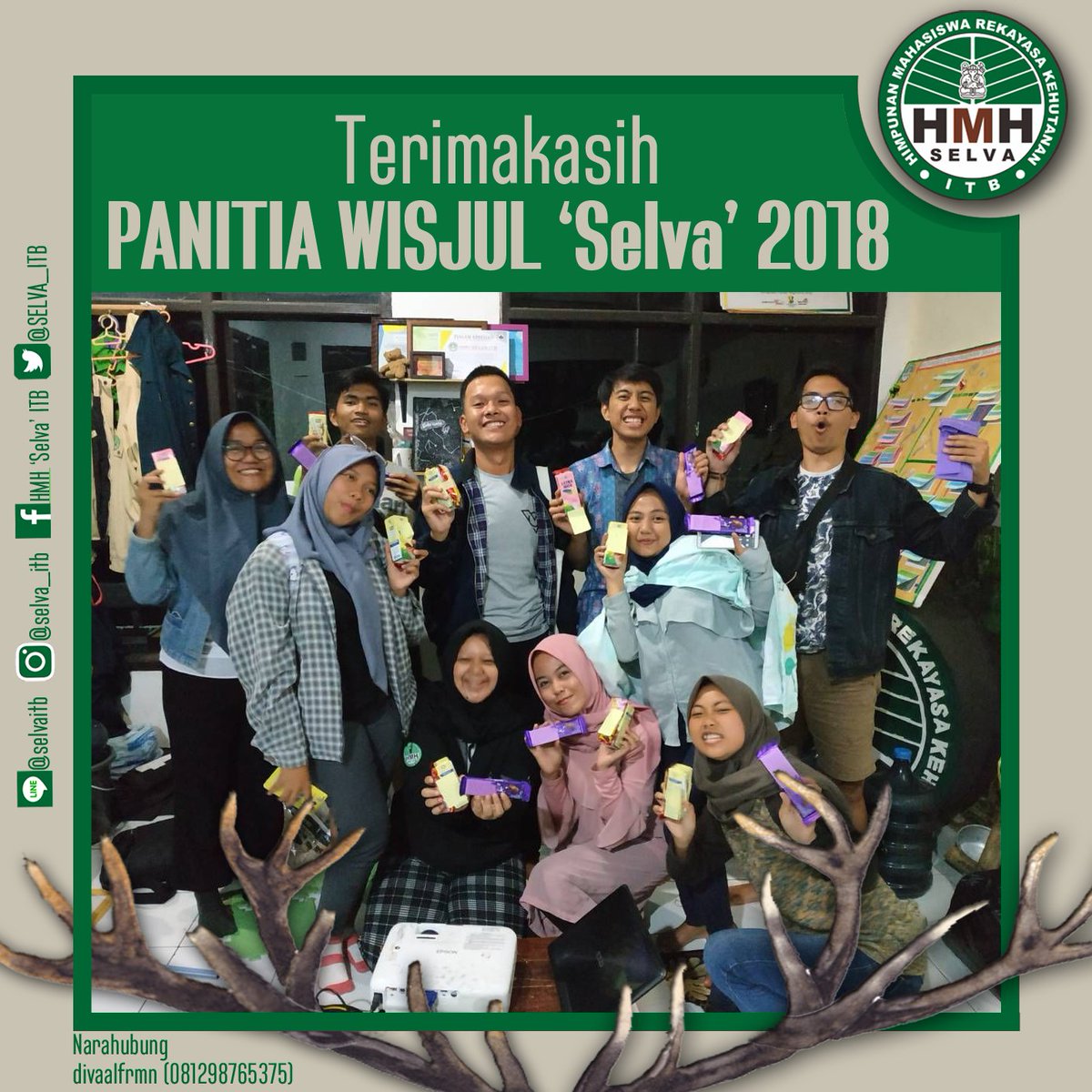 [WISJUL'18 TELAH USAI]

Terimakasih banyak kepada panitia wisuda Juli yang telah menyempatkan waktu, pikiran dan tenaganya untuk kegiatan wisuda Juli 2018 lalu. Terimakasih juga kepada seluruh sahabat Selva yang telah turut melepas wisudawan 'Selva'.

#eksWisudaJuli
#SelvanuAING