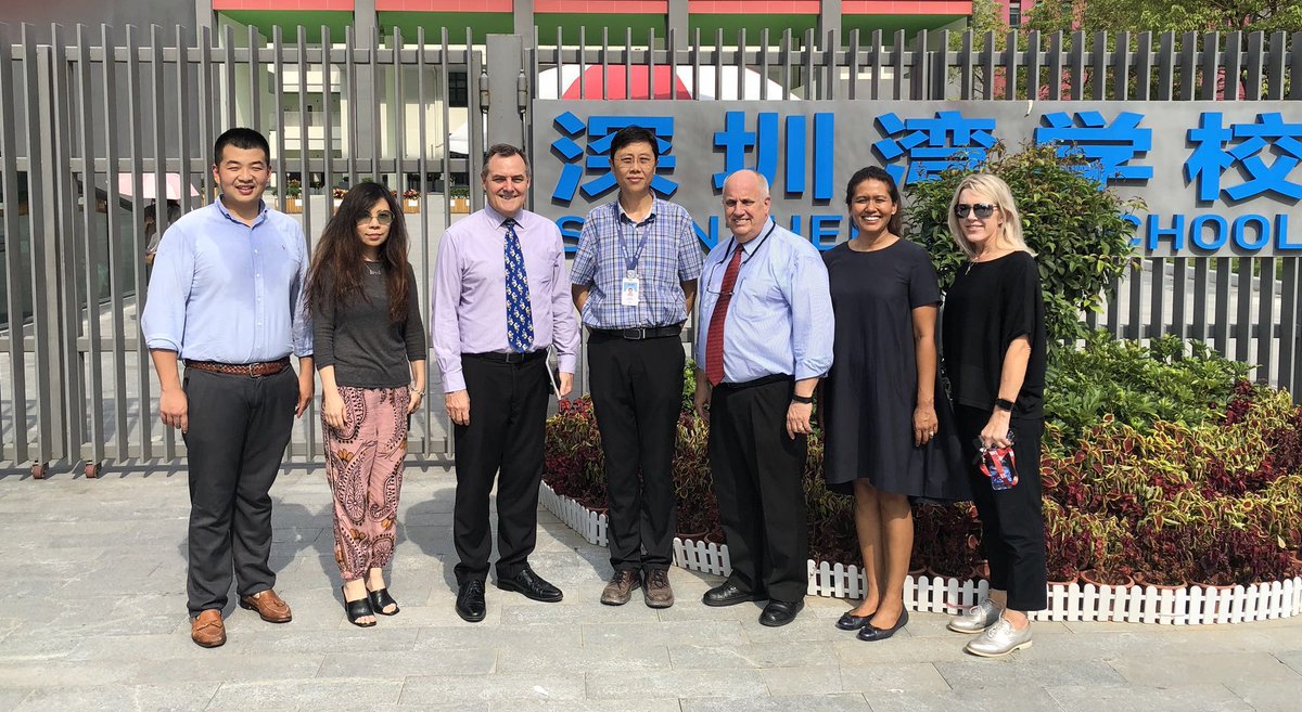 Exploring collaboration options with leader of new SZ design center and leaders of a new, progressive public school in SZ yesterday. #issedu #sisrocks