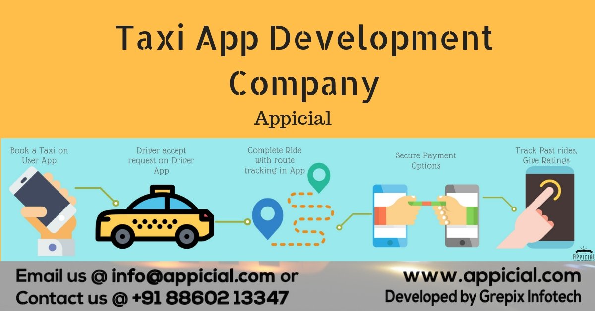 appicial's tweet photo. How do I get the Taxi App Solution? To get a #TaxiAppSolution, all you need is to do is contact the #taxiappdevelopmentcompany like Appicial .
https://t.co/MiKbjuVzXj https://t.co/ZLeLMtO3tO