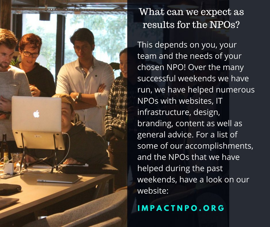 8 days to the #charity #hackathon in #Christchurch 🙂🙂🙂
Let's help charities together and make changes in the community! 🔥🔥🔥
Get your #free ticket at impactnpo-sep2018.eventbrite.co.nz #BizDojo #IT