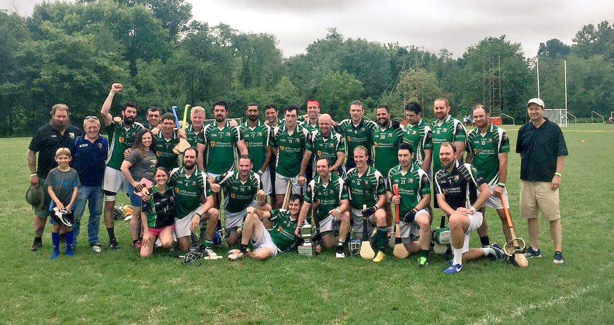 2018 North American Hurling Champs! What a weekend of hurling from these lads. #upthehibs