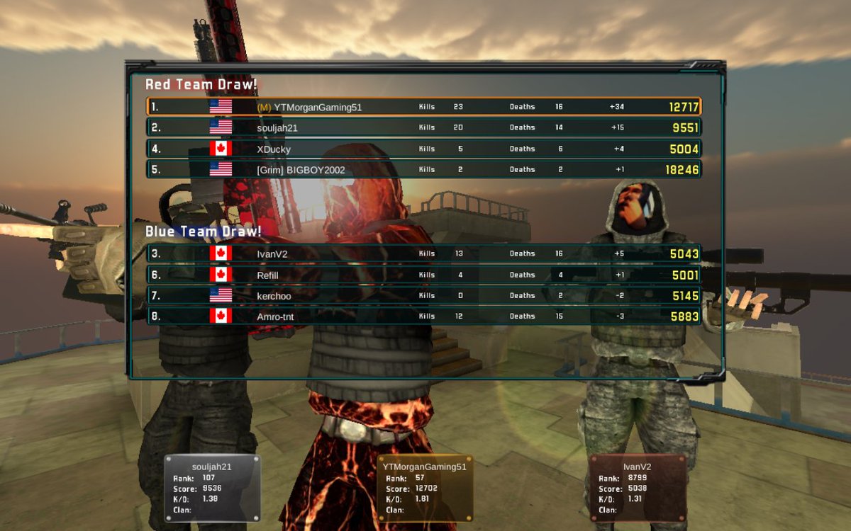 MorganGaming51_'s tweet photo. Ehhh not the best, but it's because I kept dieing from people lagging. (I have good ping 25-40). But oh well.  Had fun.  @natbornsoldier https://t.co/SRpc11u767
