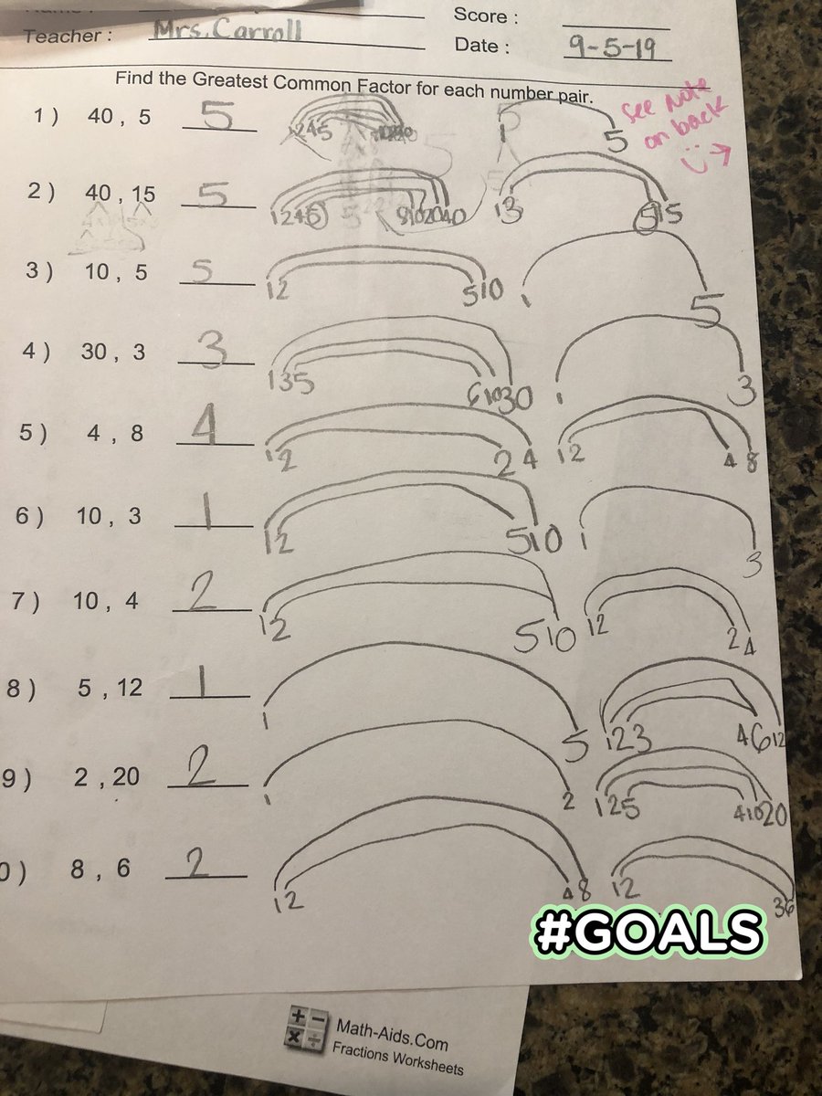 MrsCoachCarroll's tweet image. When you teach the concept, but students find different “methods” to get the right answers....now that’s what makes my heart flutter! They all “put their brain on paper” as I say. #conceptualunderstanding #notrobots #thinkforthemselves #lovemyjob