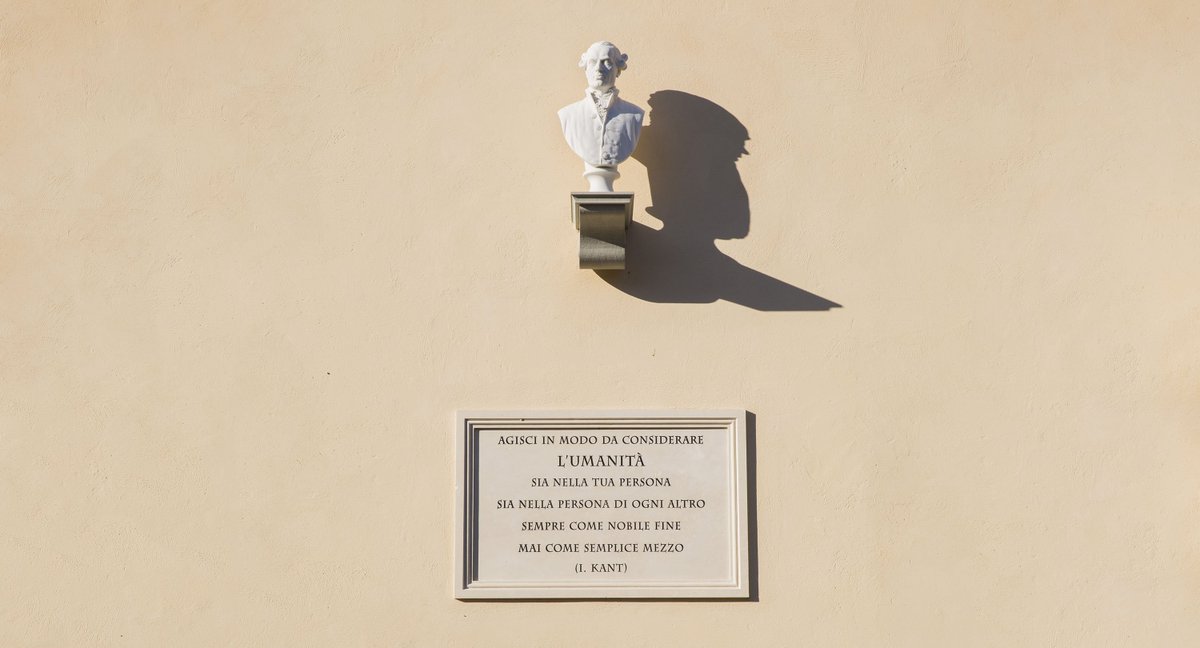 "Act in such a way that you treat humanity, whether in your own person or in the person of any other, never merely as a means to an end, but always at the same time as an end.”— Immanuel Kant