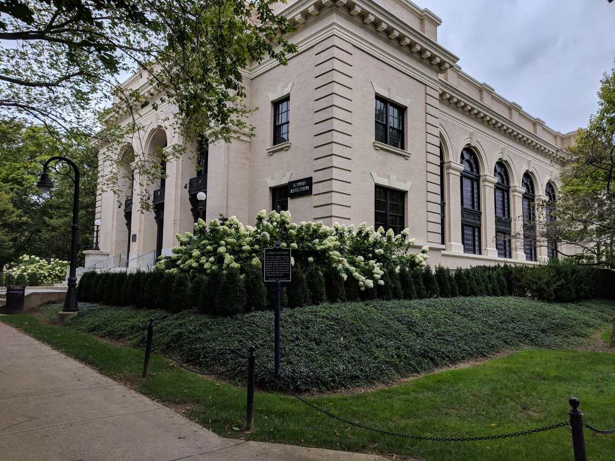 buildingfailure's tweet photo. Our No 4 #PennState Extreme Masonry Oldie is an alum favorite not to mention a trivia question since George Atherton is buried next to Schwab Auditorium (1902-1903). Many @PSU_AE students pass this building on the mall every day! #PSUAE #PennStateAE https://t.co/cBrCBnZa7M