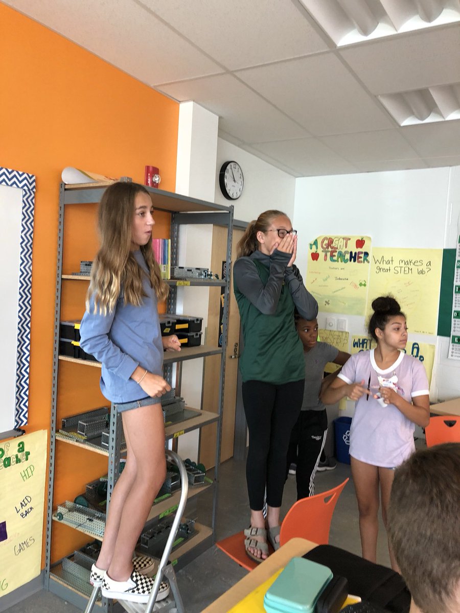 love4STEM's tweet photo. Strongsville MS 7th grade Design &amp; Modeling students testing their awesome zip line projects! Way to goooooooo!
#SCStrongTogether @polariscareer @GATEWAYatSMS @xander_diane https://t.co/oHH56gR2Sz