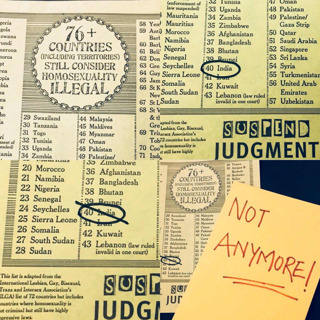 ssahiltandon's tweet image. #section377 @ThinkCREA #decriminalization #SuspendJudgment