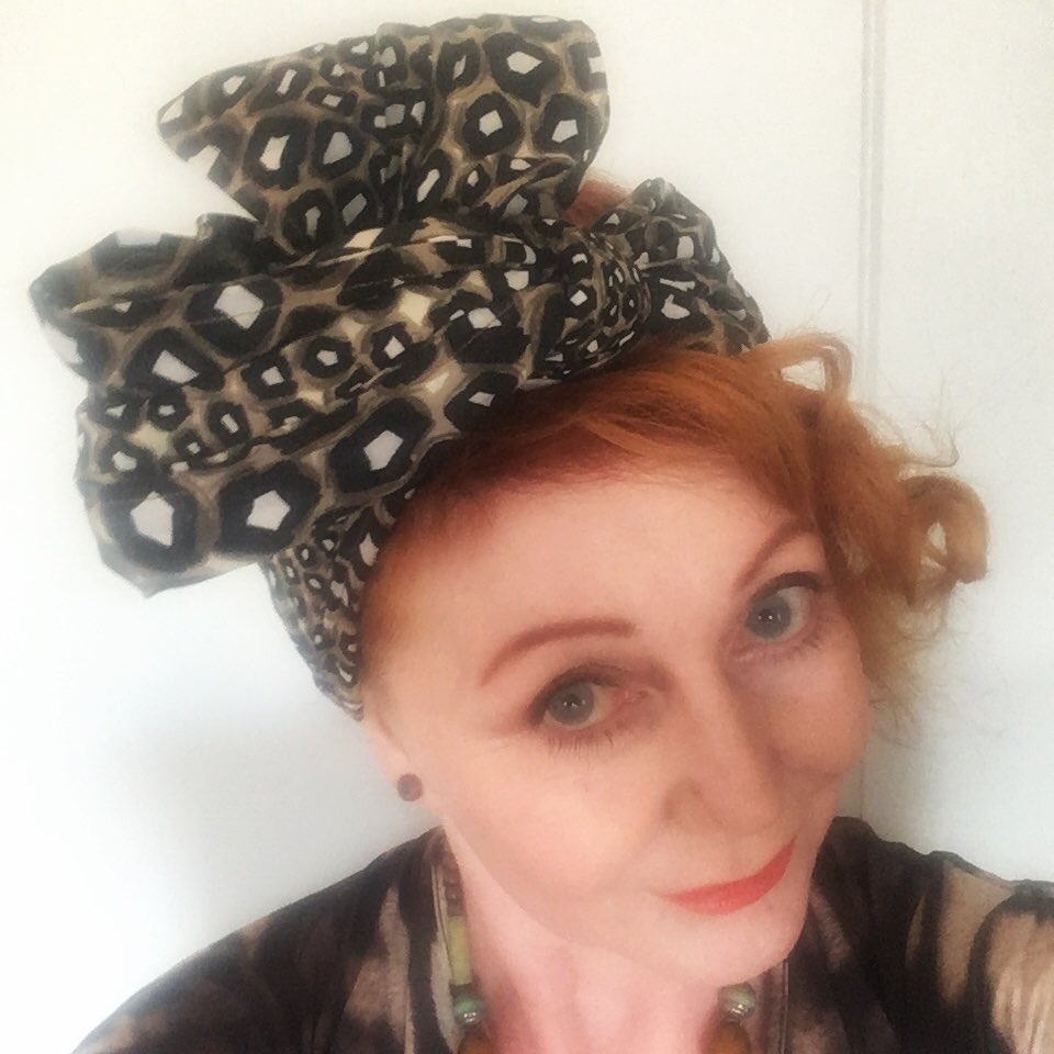 Animal print is a strong trend for the coming season so hardly surprising this particular headwrap is doing so well. Lots more designs to choose from and all handmade by me. Pop down to <a href="/altrinchammkt/">Altrincham Market</a> and have a play!