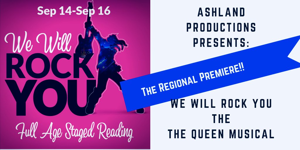 AshlandProd's tweet photo. THIS is going to be EPIC!  Get your tickets now! Only 3 shows!  #ashtagWeWillRockYou #appybirthdayFreddie https://t.co/7inmAu3XhW https://t.co/mSpxc5M8AE