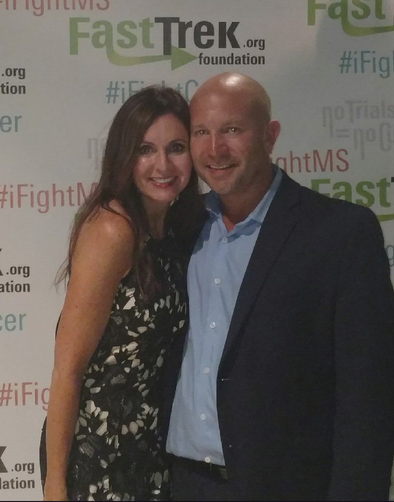 eleighrobs's tweet photo. Thank goodness I met you, Nick! @FastTrek_ORG you are raising awareness and empowering our #braintumor community.#BTSM #ifightcancer #ifightms Thank you for the opportunity tonight! https://t.co/yiRbGNEYvK
